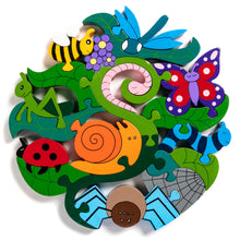 Load image into Gallery viewer, Creepy Crawlies Wooden Jigsaw
