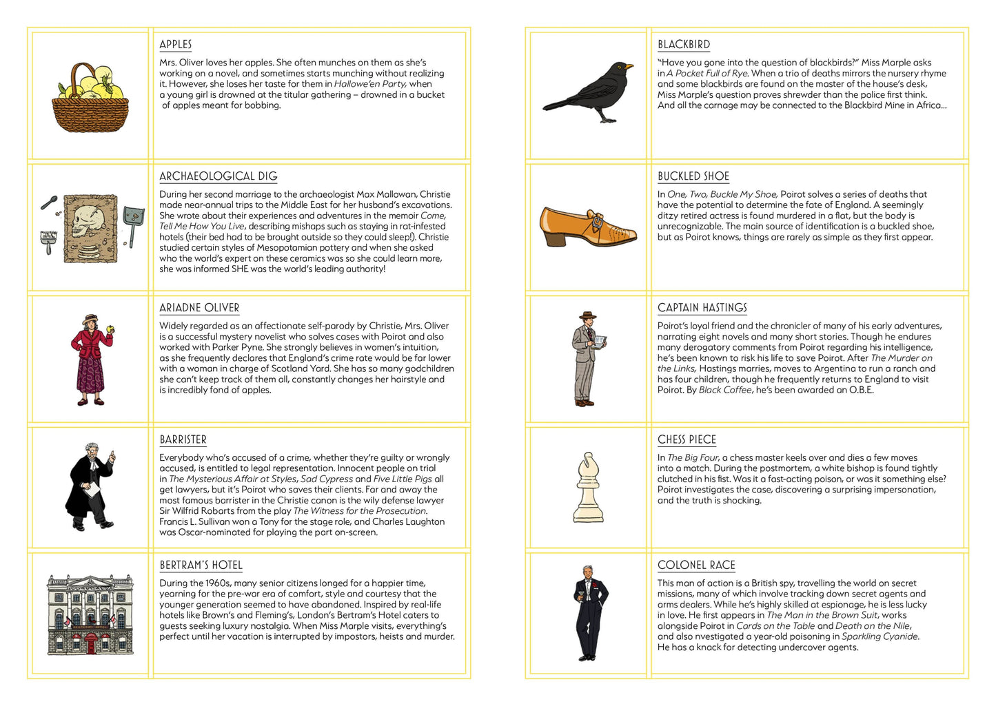 Agatha Christie Bingo
