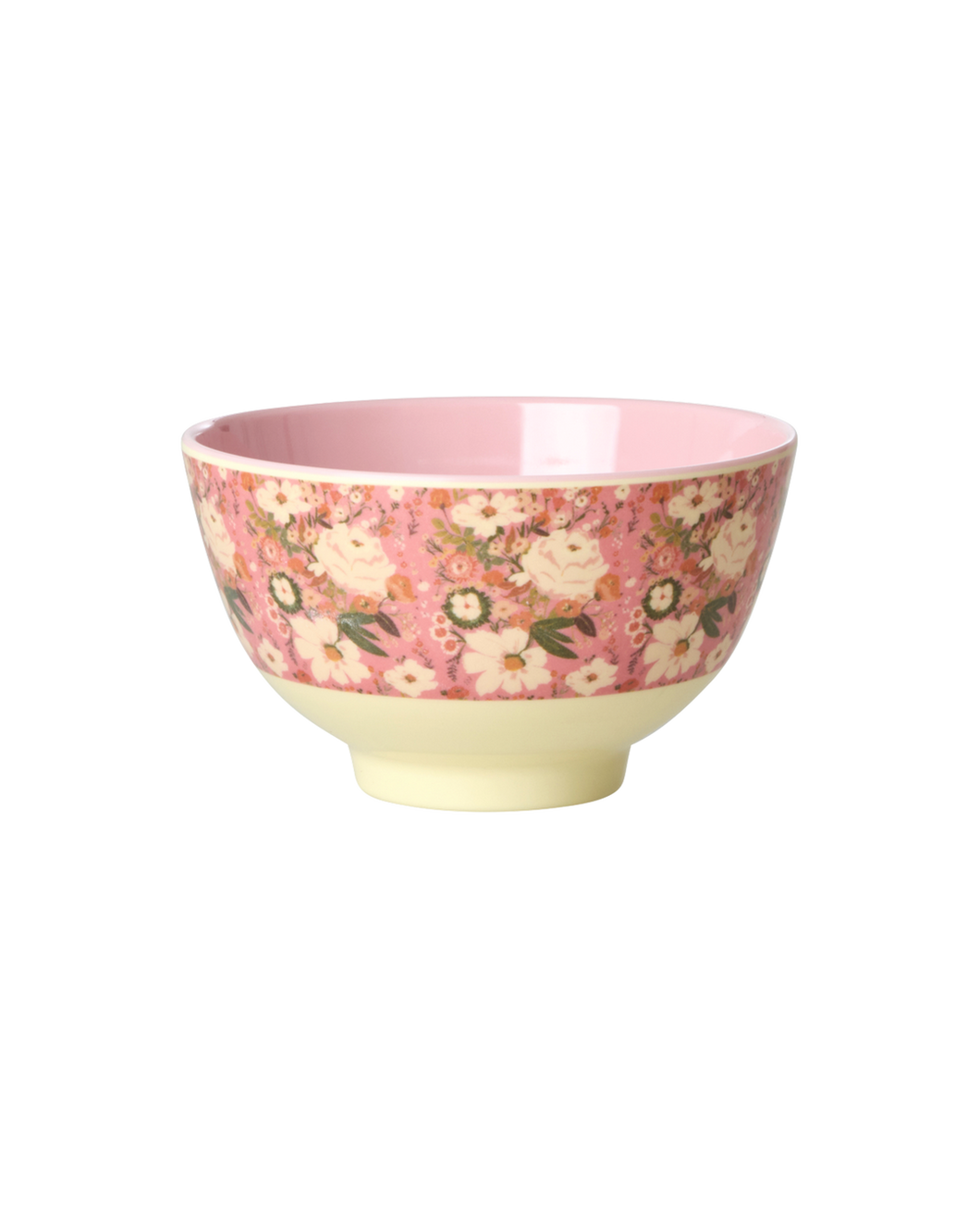 Melamine Bowl with Alison Flower Print - Small