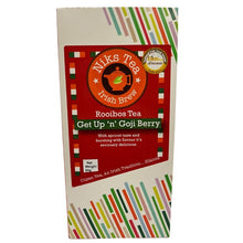 Load image into Gallery viewer, Get up and goji berry Rooibos tea (bags)
