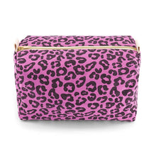Load image into Gallery viewer, Leopard Orchid Wash Bag
