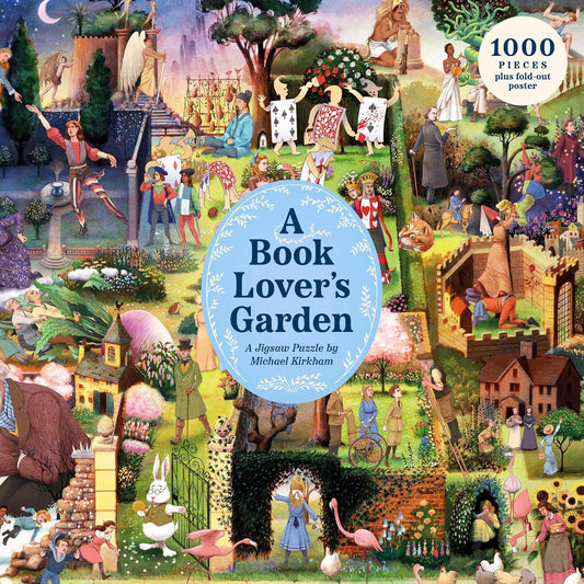 Book Lovers Garden 1000 Piece Jigsaw Puzzle