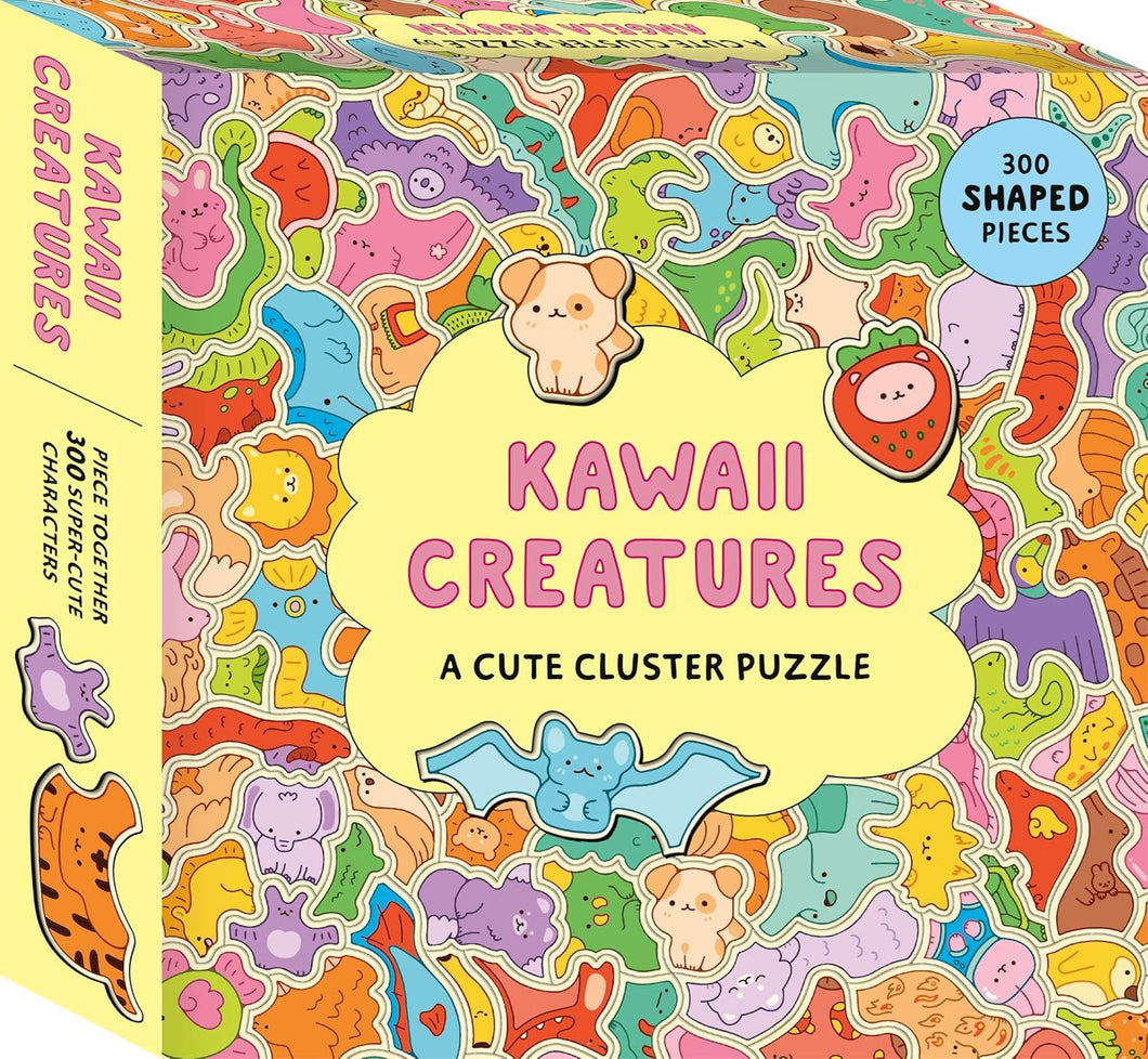 Kawaii Creatures: A Cute Cluster Puzzle - 300 Piece Jigsaw