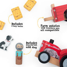 Load image into Gallery viewer, Farm - Tractor And Trailer with Bales
