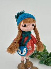 Load image into Gallery viewer, Snowflake Doll with Fox Bag
