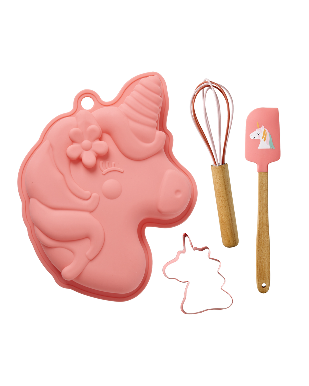 Baking Set in Unicorn Love Colours - Set of 4