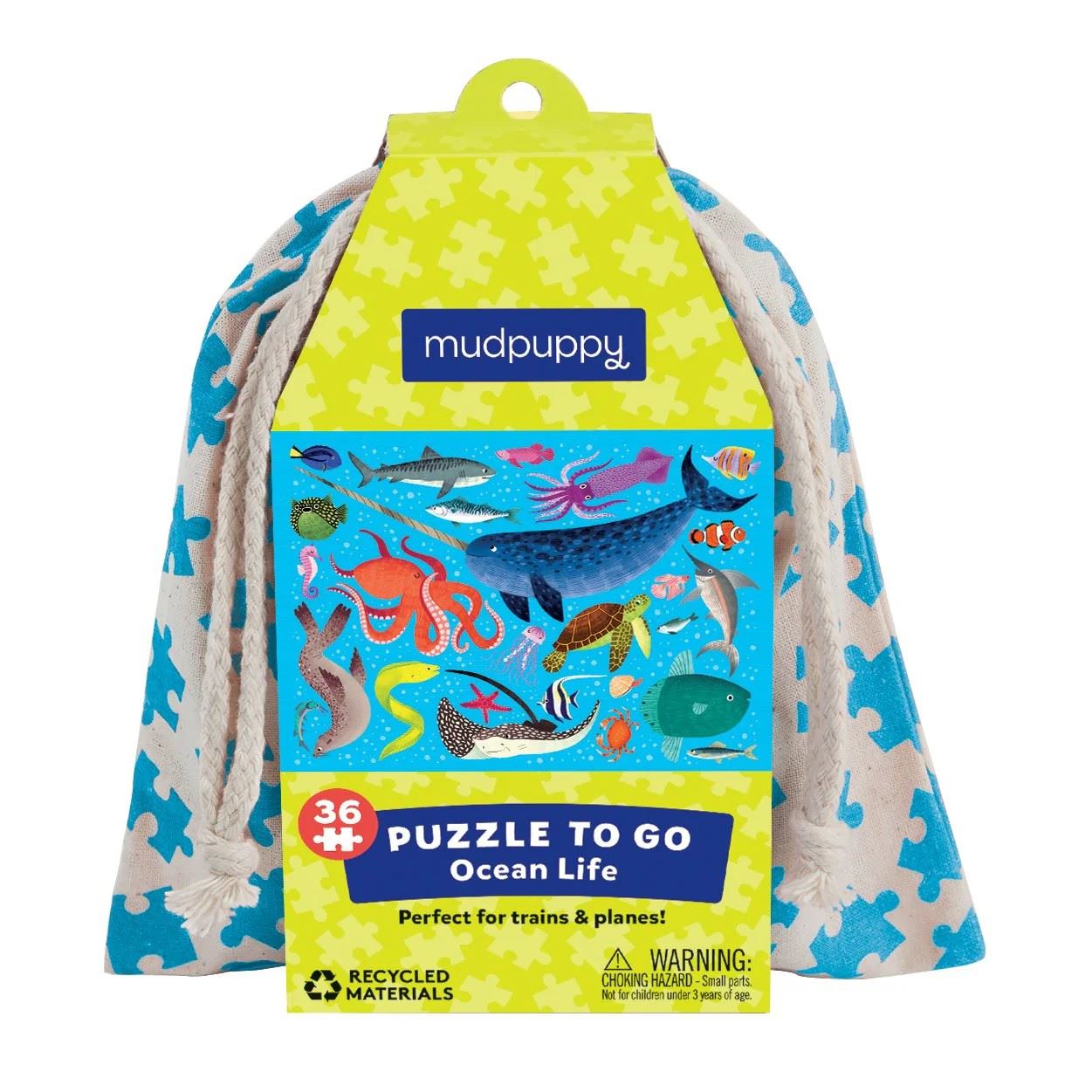 Puzzle To Go - Ocean Life - 36 Piece Jigsaw