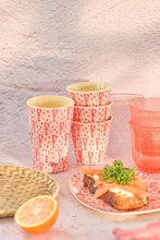 Load image into Gallery viewer, Tall Melamine Cup - Pink Lobster Print
