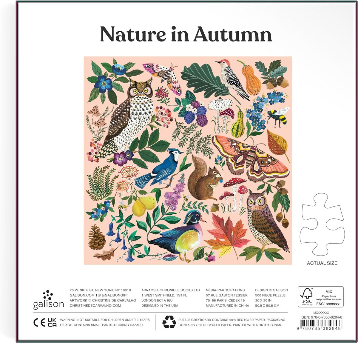Nature In Autumn 500 Piece Jigsaw Puzzle