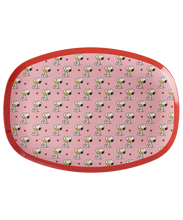 Load image into Gallery viewer, Rectangular Plate - Pink Snoopy Print
