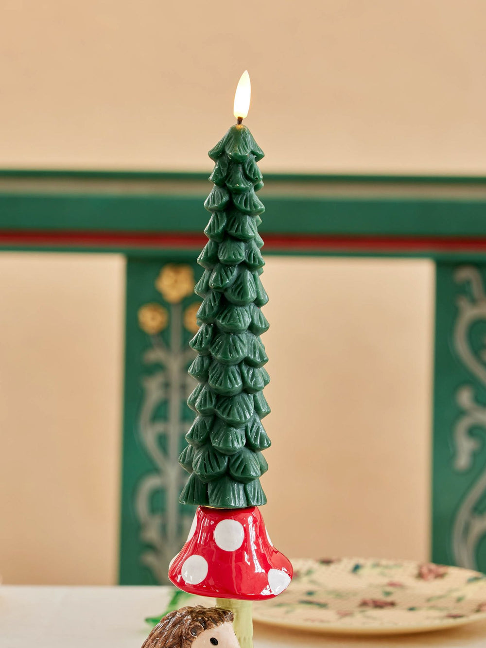 Christmas Tree Shaped LED Candle  - 2 pack