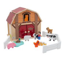 Load image into Gallery viewer, Home Farm Barn Set - with Animals
