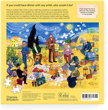 Load image into Gallery viewer, Dinner With Van Gogh - 1000 Piece Jigsaw Puzzle
