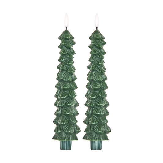 Christmas Tree Shaped LED Candle  - 2 pack