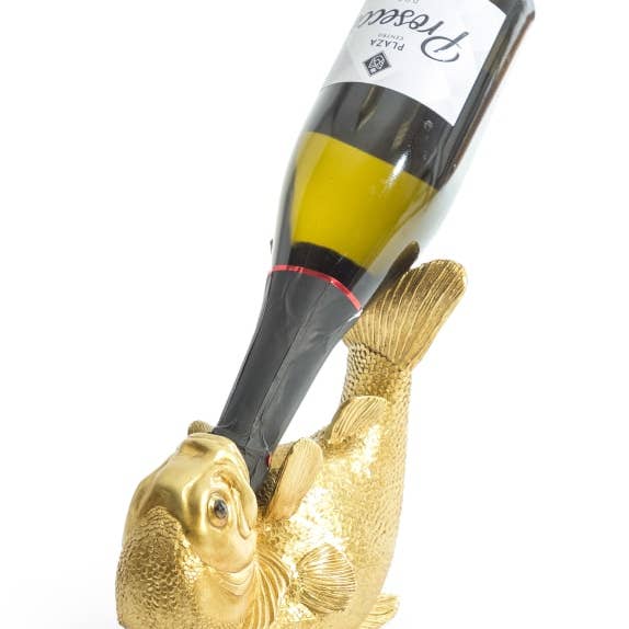 Drinks Like A Gold Fish Wine Bottle Holder