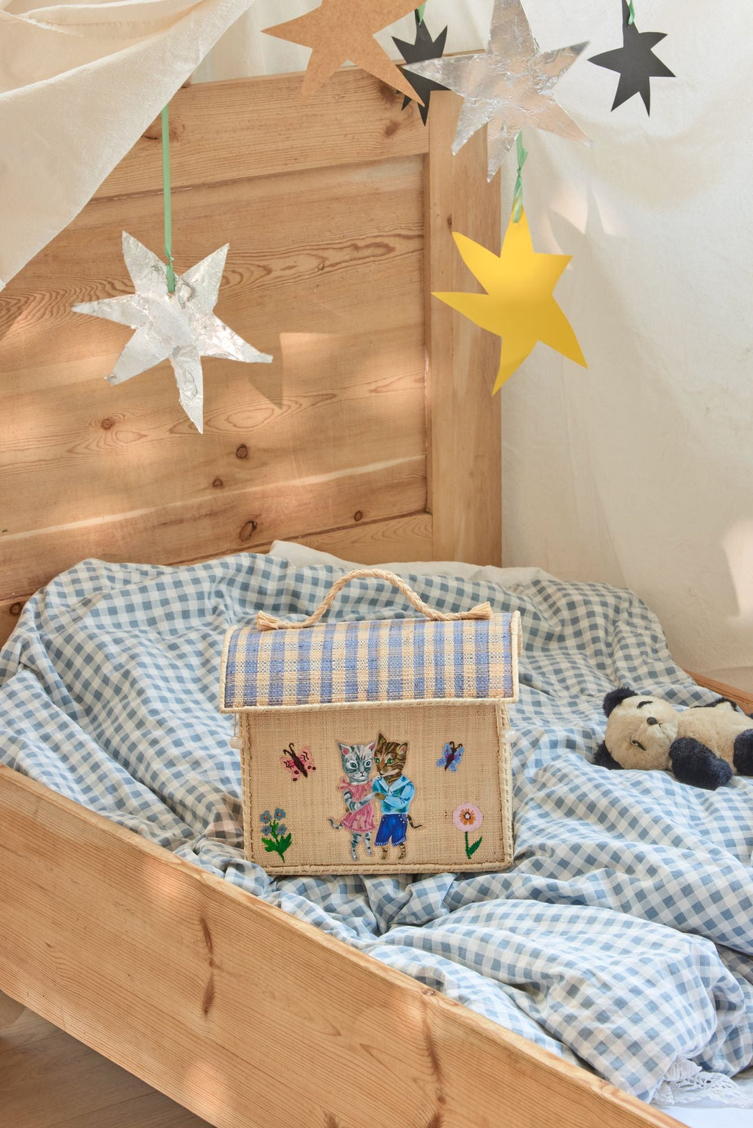 Raffia Kids Bag / Storage Box - Nathalie Lete Design