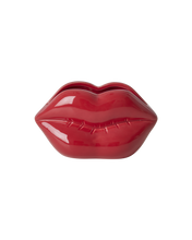 Load image into Gallery viewer, Ceramic Vase in Lips Shape - Red - 300ml

