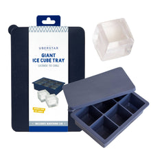 Load image into Gallery viewer, Giant Silicone Ice Cube Tray and Lid
