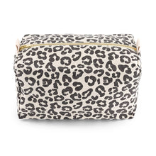Load image into Gallery viewer, Leopard Greige Wash Bag
