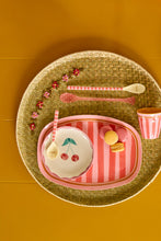 Load image into Gallery viewer, Melamine Rectangular Plate with Organic Stripes Print
