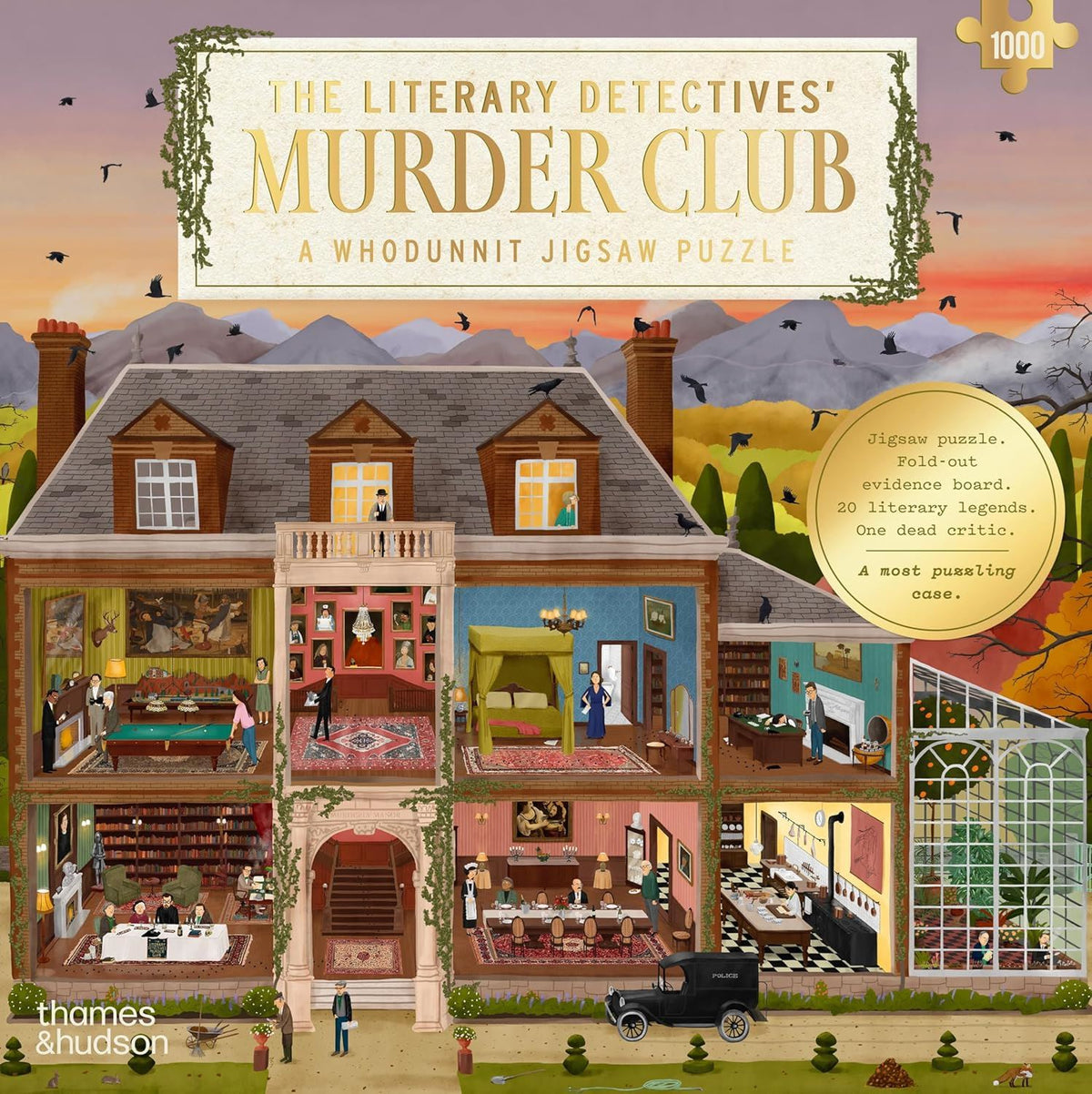 The Literary Detectives Murder Club - A 1000 Piece Whodunnit Jigsaw Puzzle