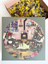 Load image into Gallery viewer, Round Puzzles Wonderful Christmastime 1000 Piece
