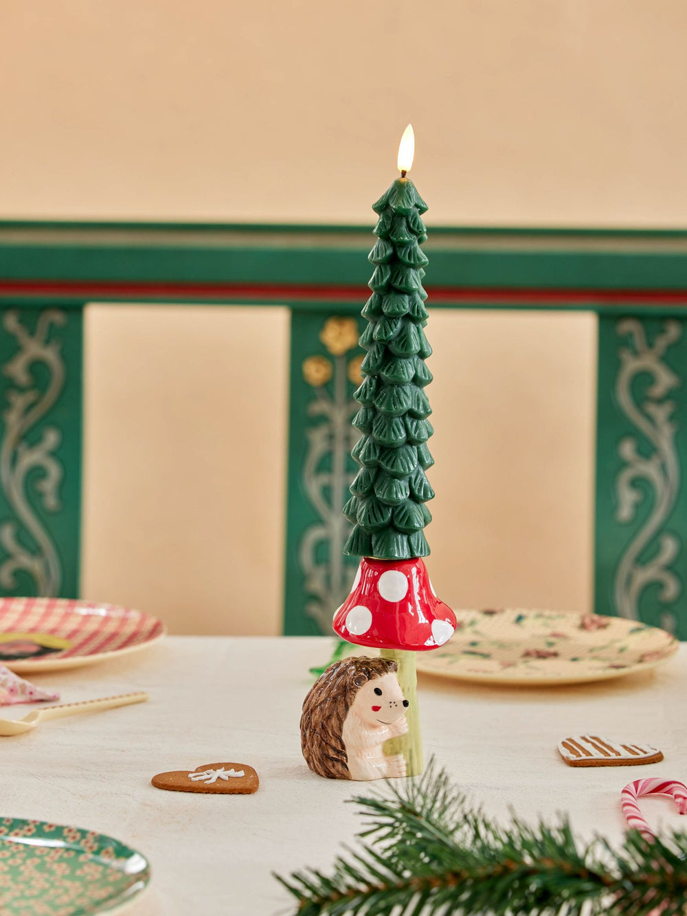 Christmas Tree Shaped LED Candle  - 2 pack