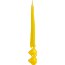 Load image into Gallery viewer, Gloss Hand Turned Taper Candle 29cm

