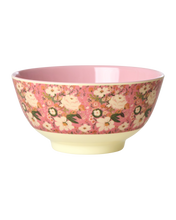 Load image into Gallery viewer, Melamine Bowl with Alison Flower Print - Medium
