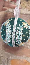 Load image into Gallery viewer, Large Velvet Beaded Bauble
