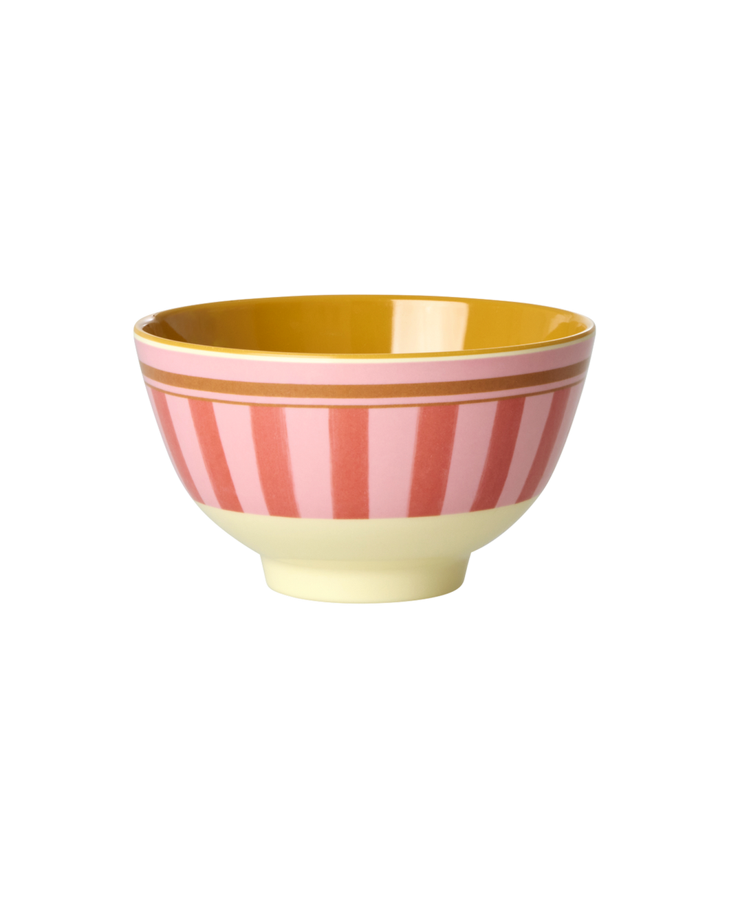 Melamine Bowl with Organic Stripes Print - Bowl