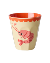 Load image into Gallery viewer, Medium Cup - New Shrimp Print
