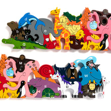 Load image into Gallery viewer, Alphabet Zoo Jigsaw and Playset
