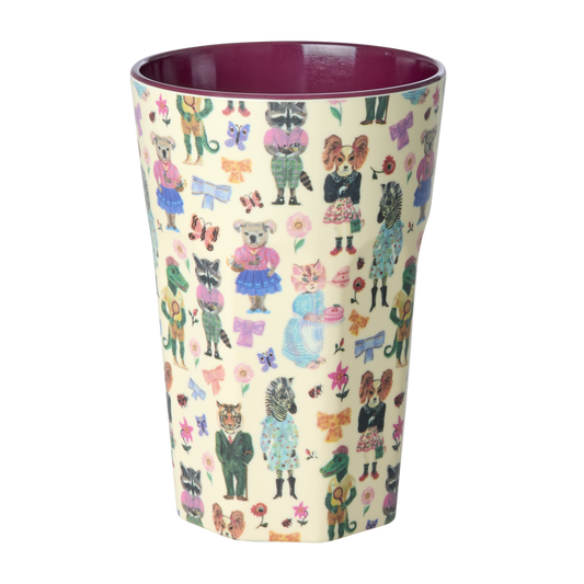 Tall Melamine Cup - Nathalie Lete Print