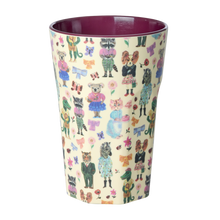 Load image into Gallery viewer, Tall Melamine Cup - Nathalie Lete Print
