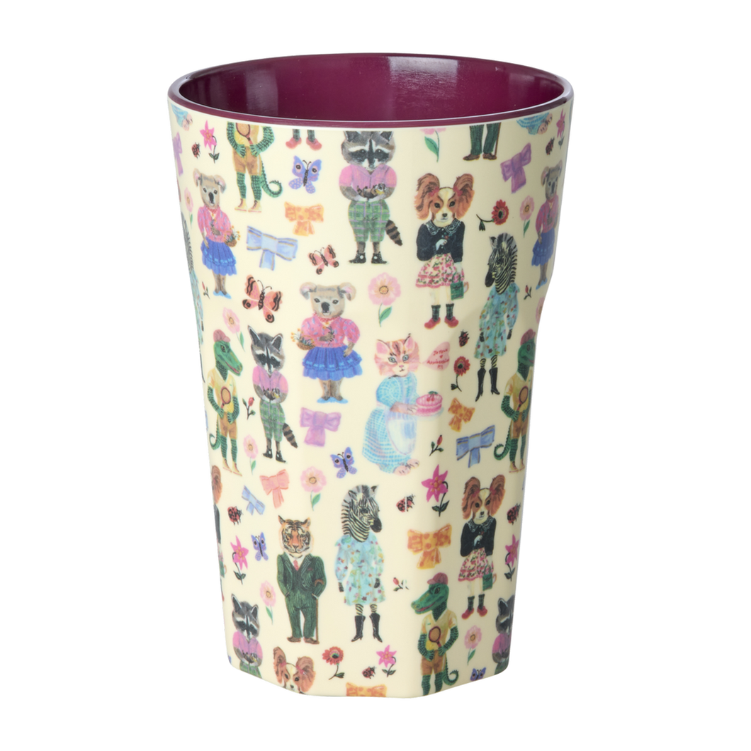 Tall Melamine Cup - Nathalie Lete Print