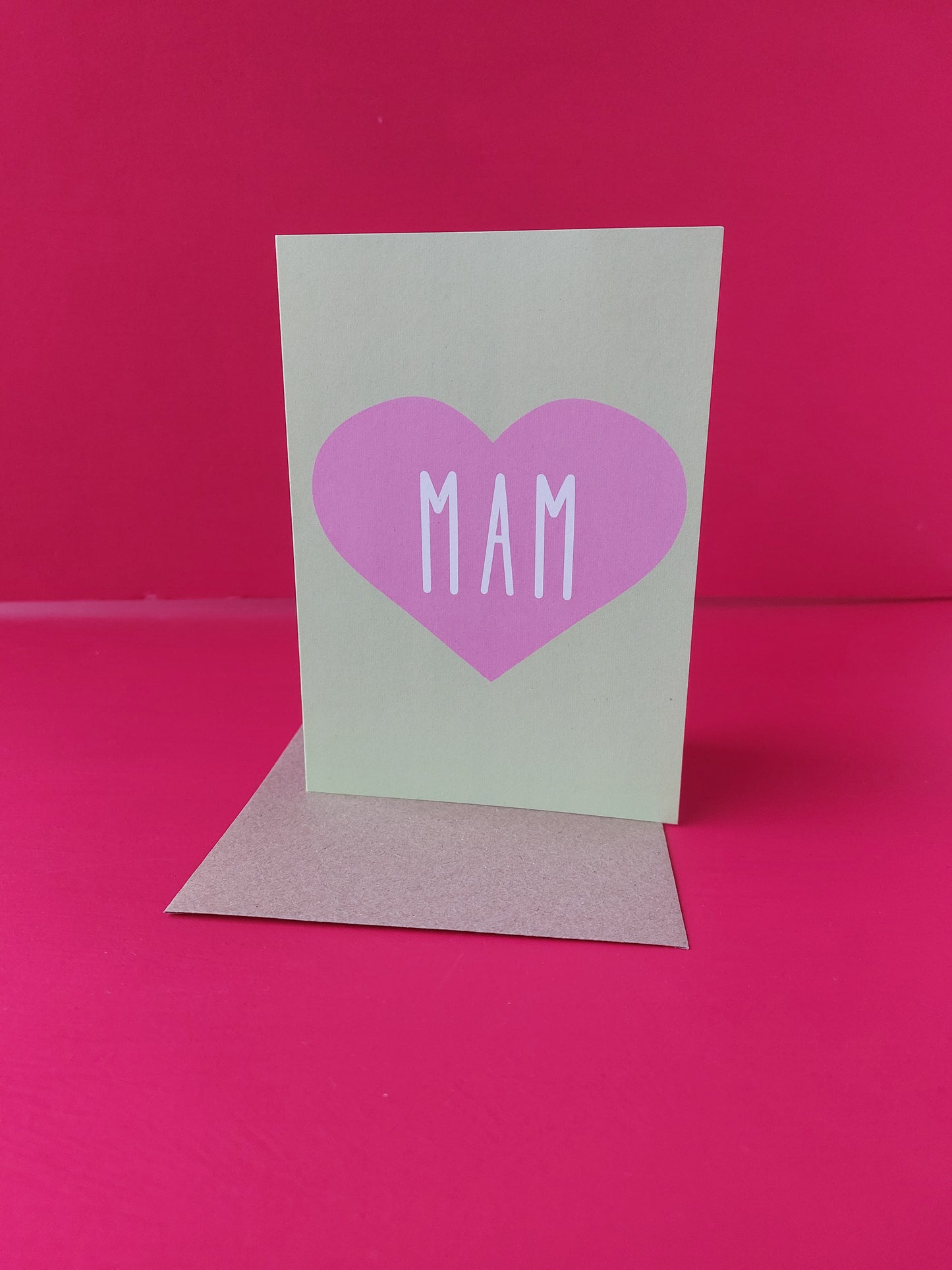 Mam Card in Pastel colours