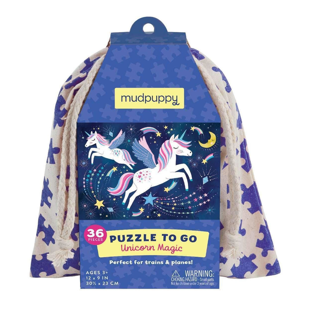 Puzzle To Go - Unicorn Magic - 36 Piece Jigsaw