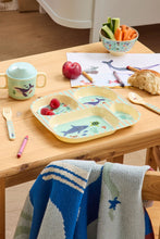 Load image into Gallery viewer, Melamine Baby Dinner Set - Blue Ocean Print
