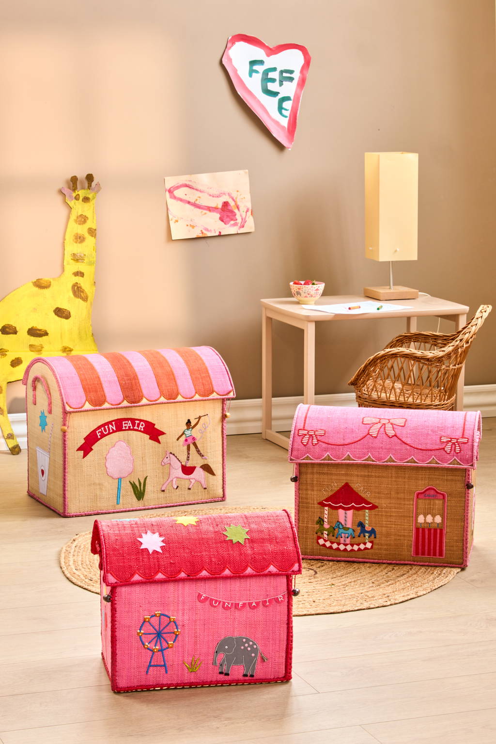 Fun Fair Raffia Storage