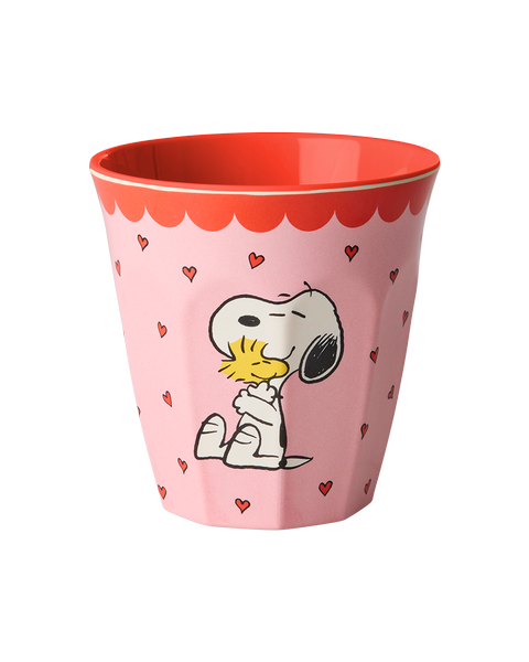Medium Cup - Pink Snoopy Print