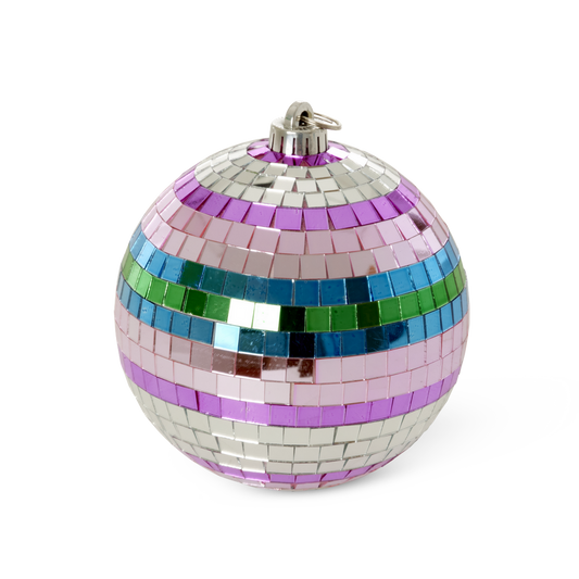 Medium Multi Stripe Disco Ball