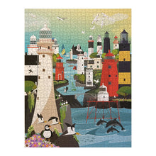 Load image into Gallery viewer, Lighthouses of Ireland Jigsaw Puzzle
