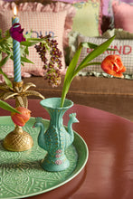 Load image into Gallery viewer, Ceramic Vase with Peacocks - 325ml
