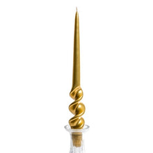 Load image into Gallery viewer, Gloss Hand Turned Taper Candle 29cm
