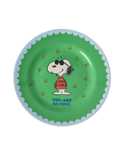 Load image into Gallery viewer, Plate - Green Snoopy Print
