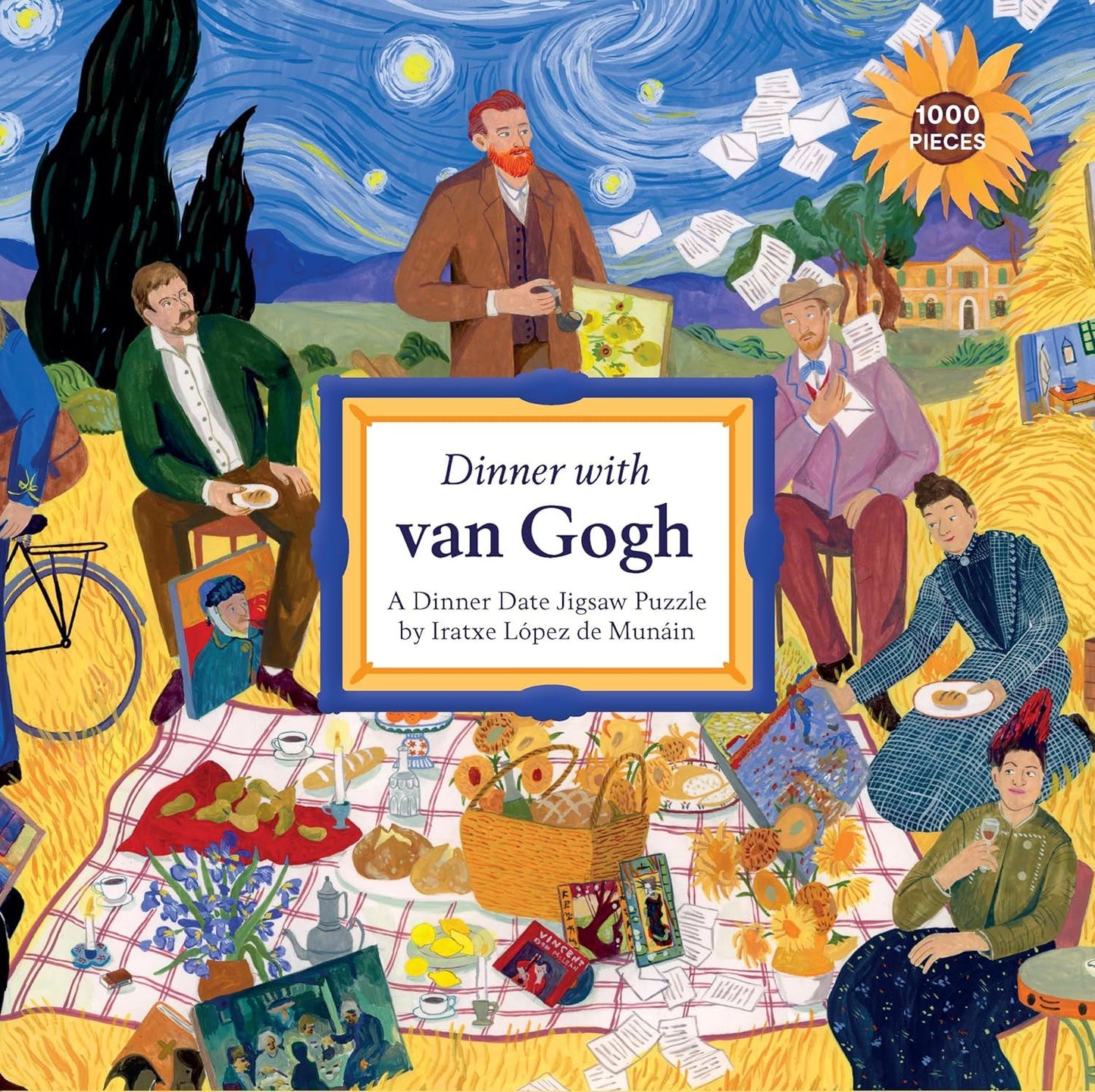 Dinner With Van Gogh - 1000 Piece Jigsaw Puzzle