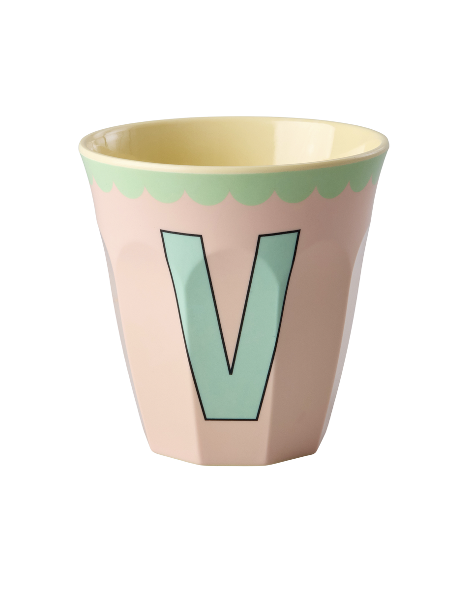 Vintage Colour Letter Cups