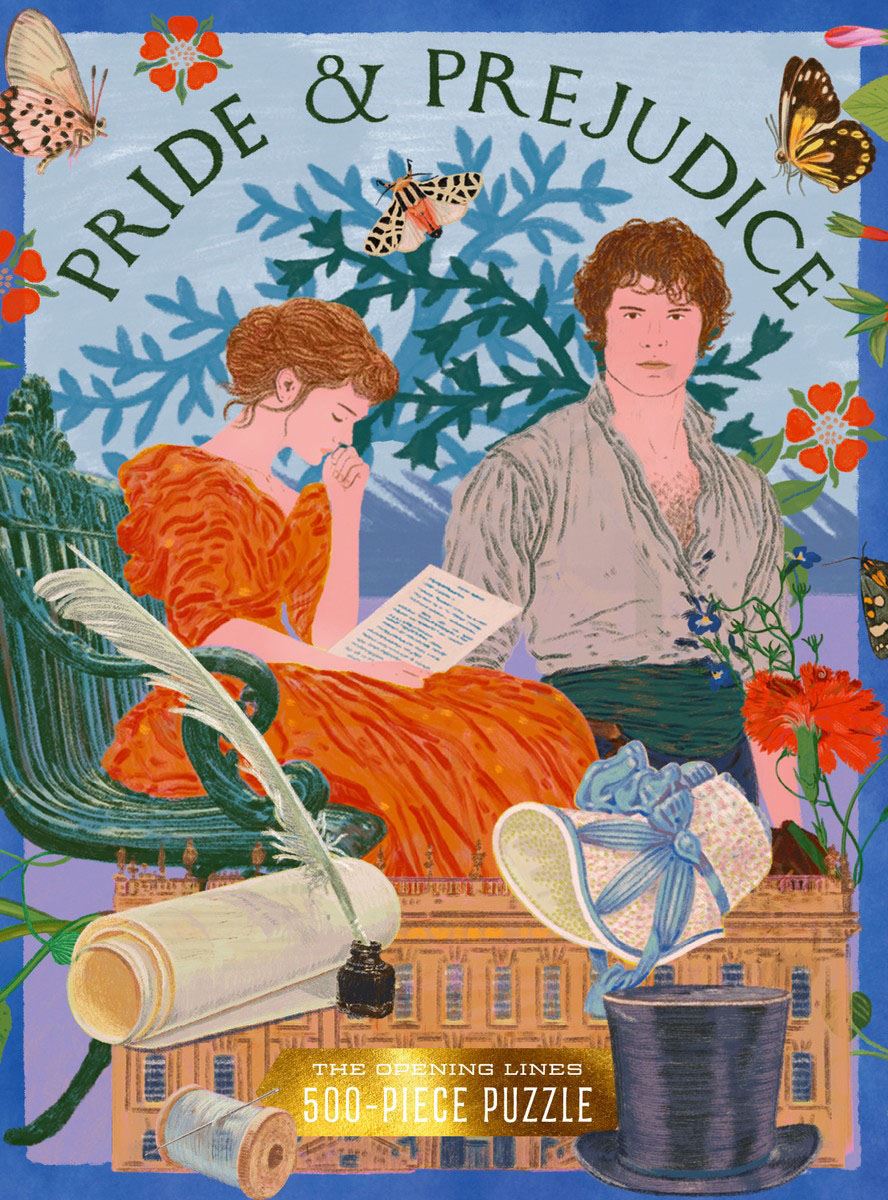 Pride and Prejudice - Opening Lines 500 Piece Jigsaw
