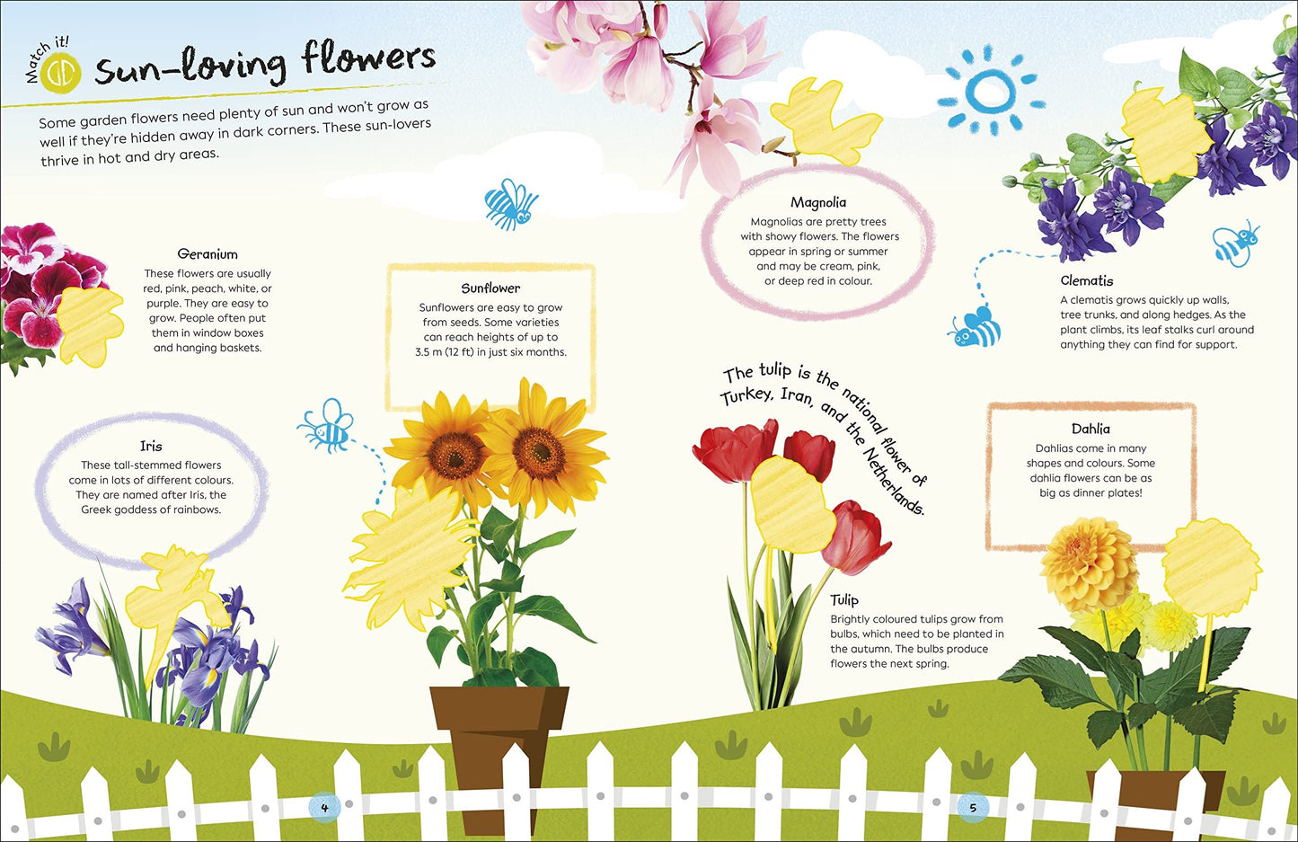 Ultimate Sticker Book - Garden Flowers